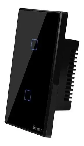 Interruptor De Parede Sonoff De 2 Botões Wifi E Rf T3us2c-tx