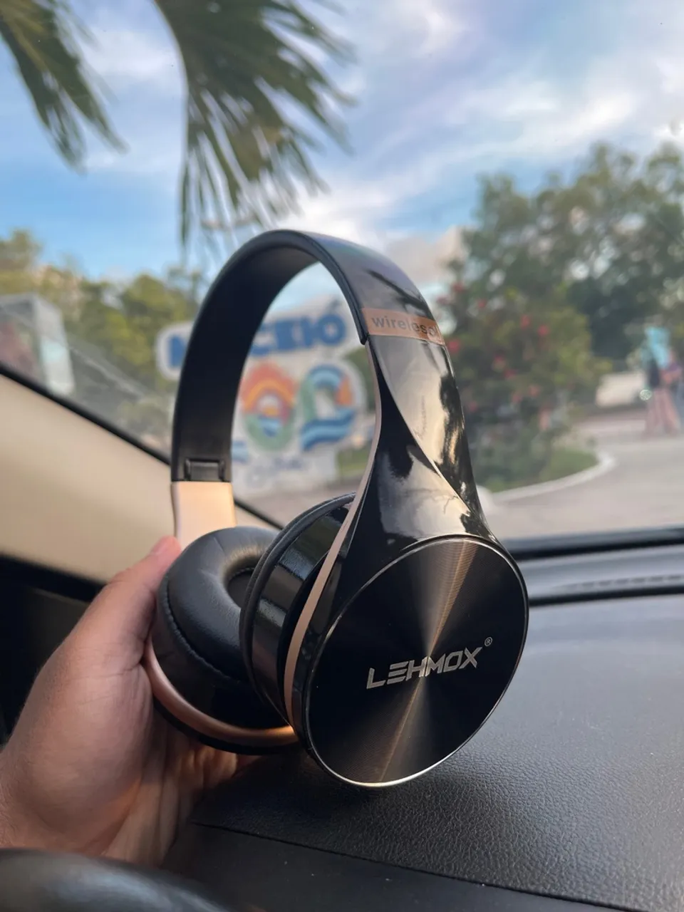 Fone bluetooth LEHMOX