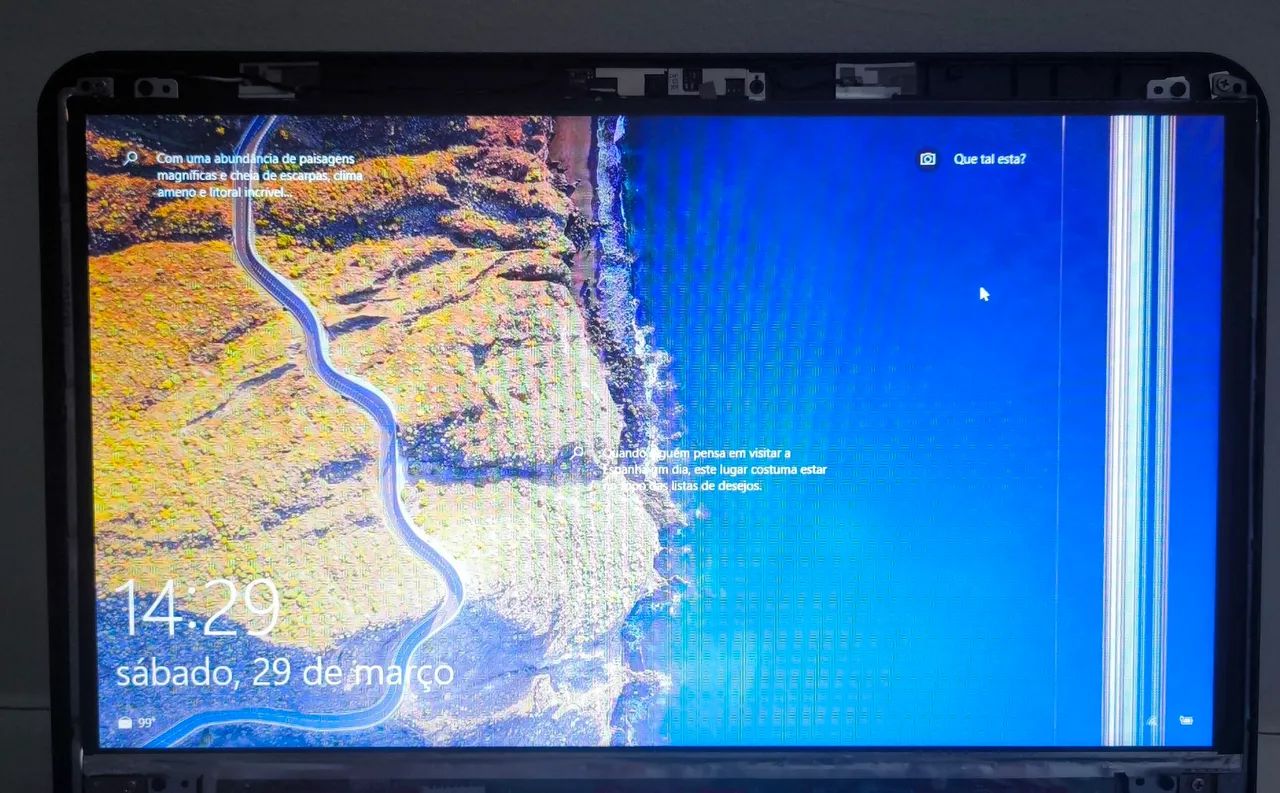 Tela LCD LG LP156WH3 15.6" HD com linhas verticais. - Foto 5