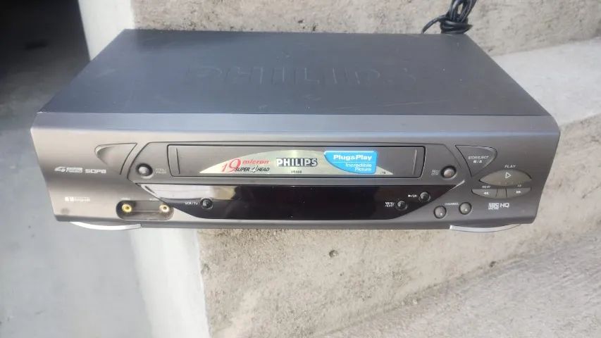 SUCATA VÍDEO CASSETE PHILIPS VR488 PARA PEÇAS - Foto 5