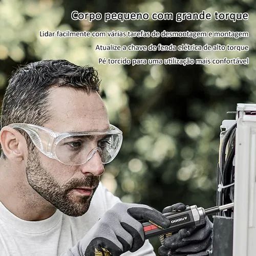 Parafusadeira Elétrica Recarregável com 2 Bits - Foto 4