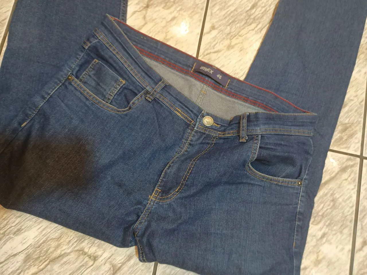 Calça jeans masculina 46 - Foto 2
