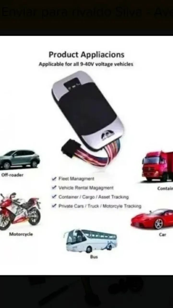 Rastreador Veicular GPS GSM/GPRS - Localização em Tempo Real pra moto e carro aceito ! - Foto 3