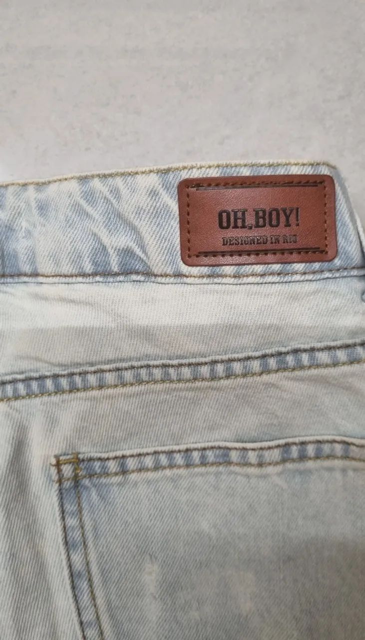 Short jeans claro Oh, Boy! - Foto 4