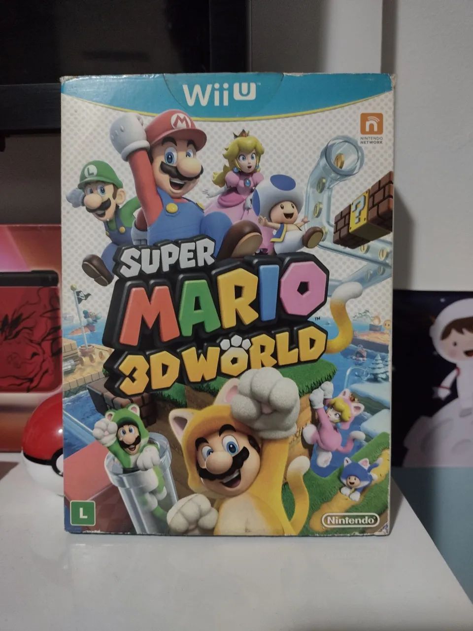 Super Mario 3D World com luva nacional - Wii U