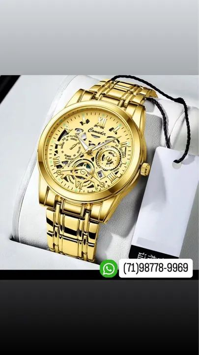 Relógio masculino resistente  - Foto 3