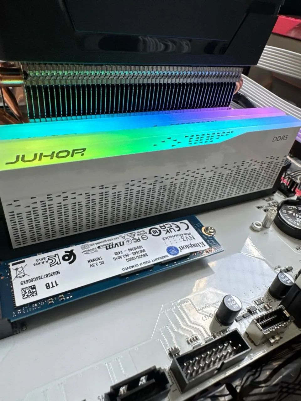 JUHOR DDR5 RGB 2X16G (32G) NEW SEALED RAM MEMORY64317905083139120