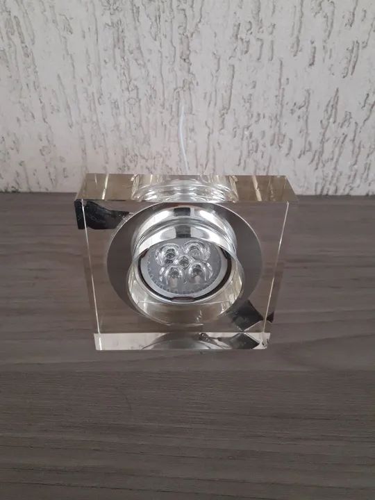 Refletor de teto em cristal - Iluminação moderna