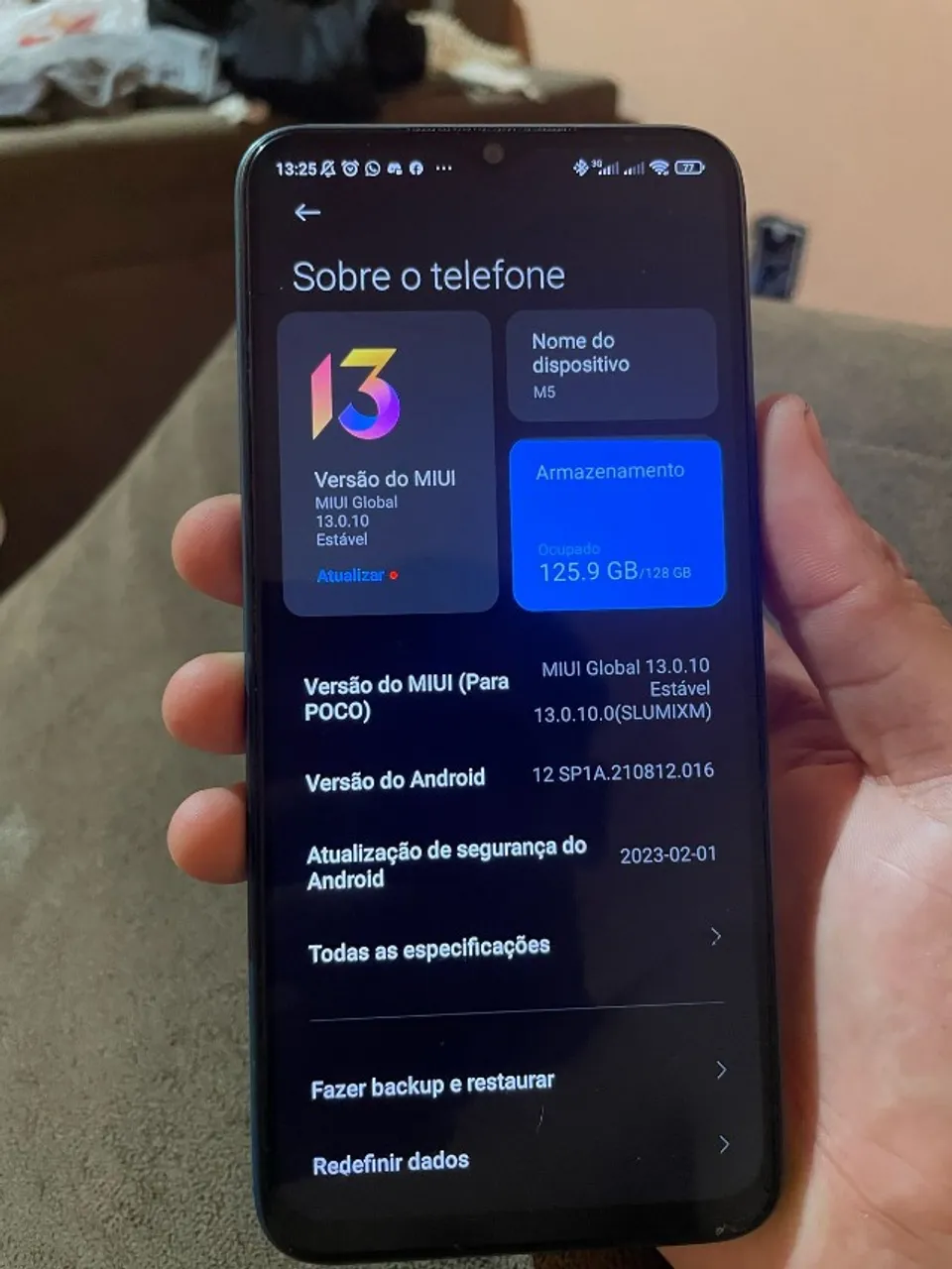 Xiaomi Poco M5 128gb 6gb RAM