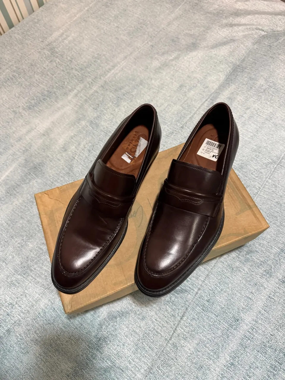 Sapato social Loafer CNS em couro Marrom / whisky