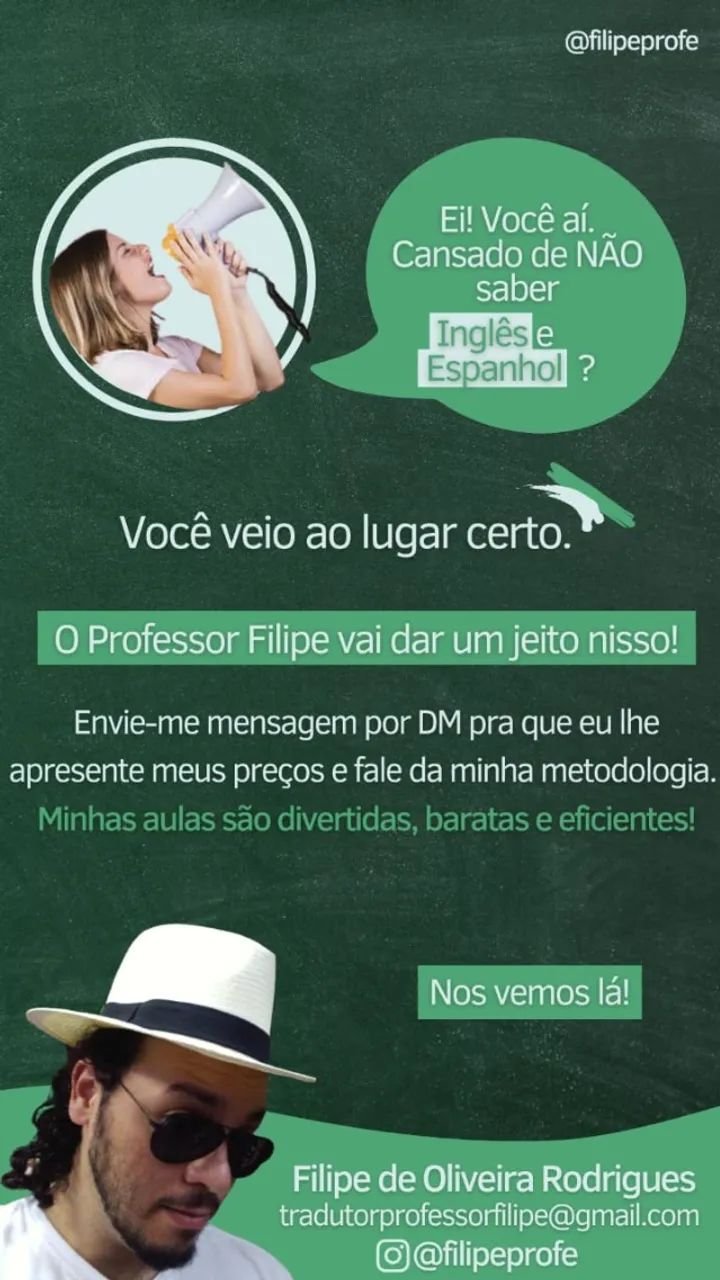 Aulas de Inglês e Espanhol - Econômicas e Efetivas