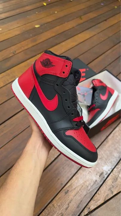 AIR JORDAN 1 HIGH 85 BRED/ 41BR e 42BR