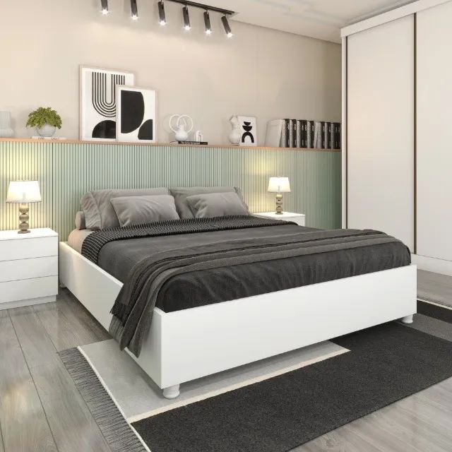 Estrutura para cama Mônaco Neve - Foto 2