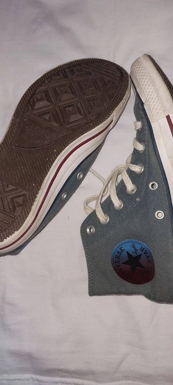 All Star Cano Alto Azul - Foto 4