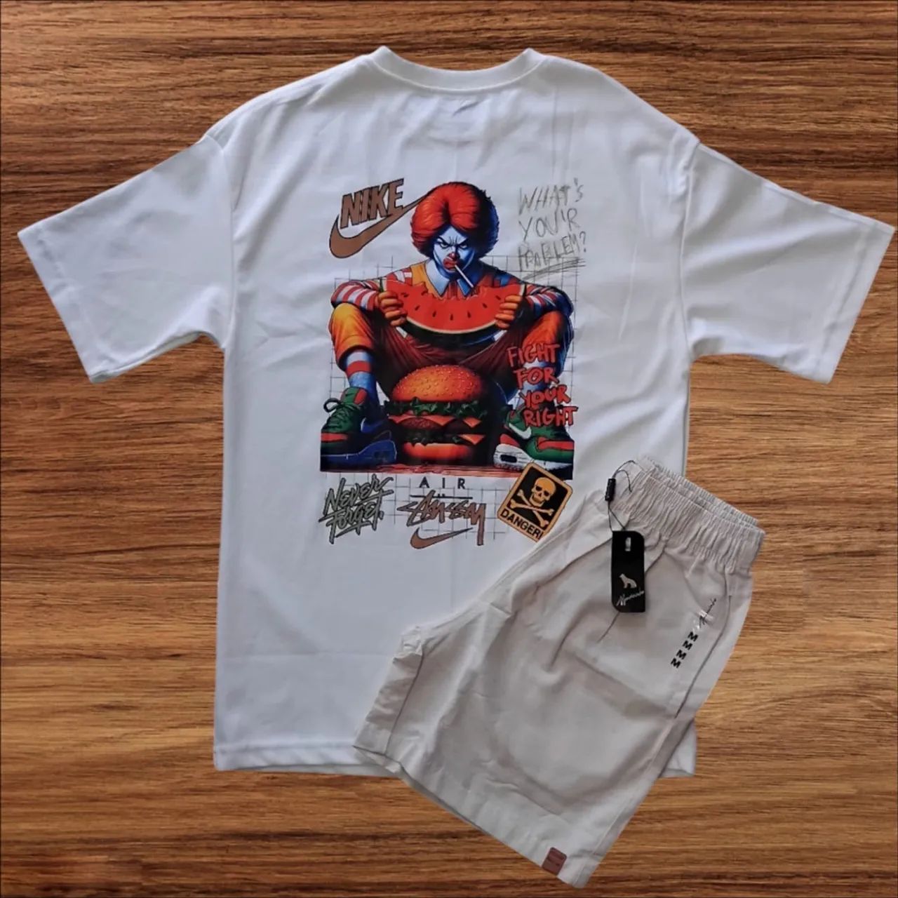 Conjunto kit - Camiseta e Bermuda 