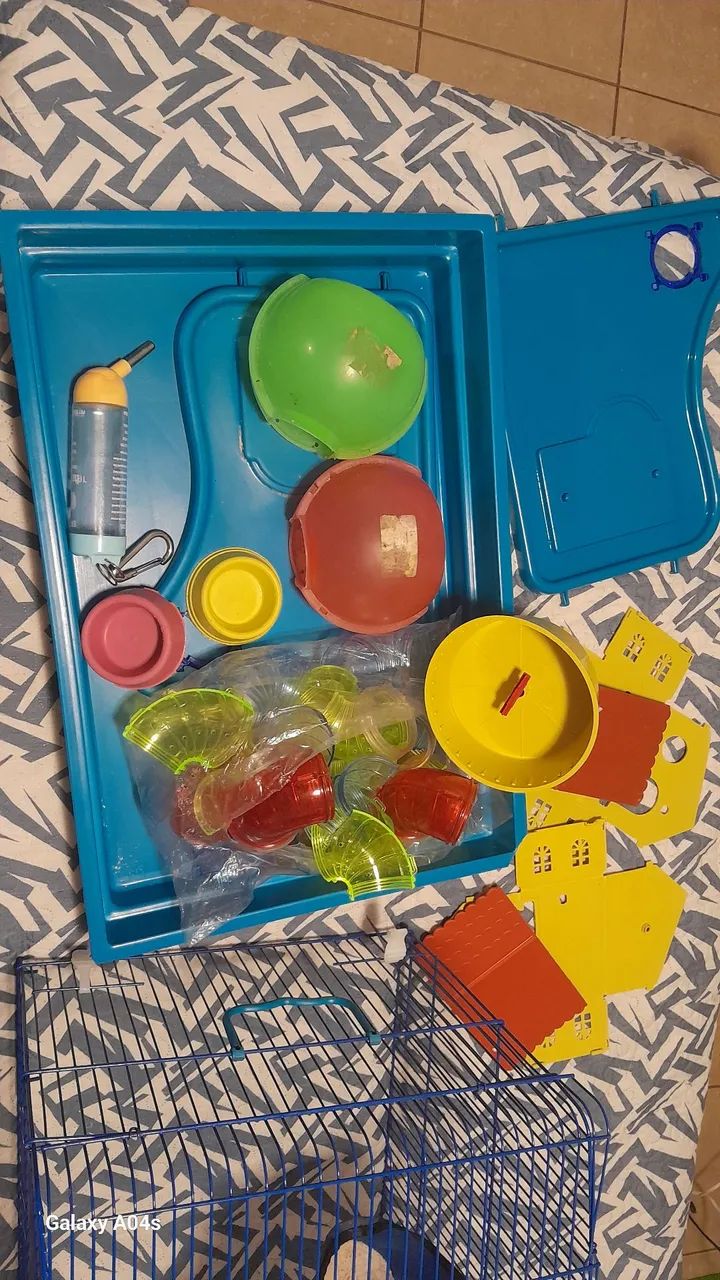 Gaiola para hamster e roedores com acessórios  - Foto 2