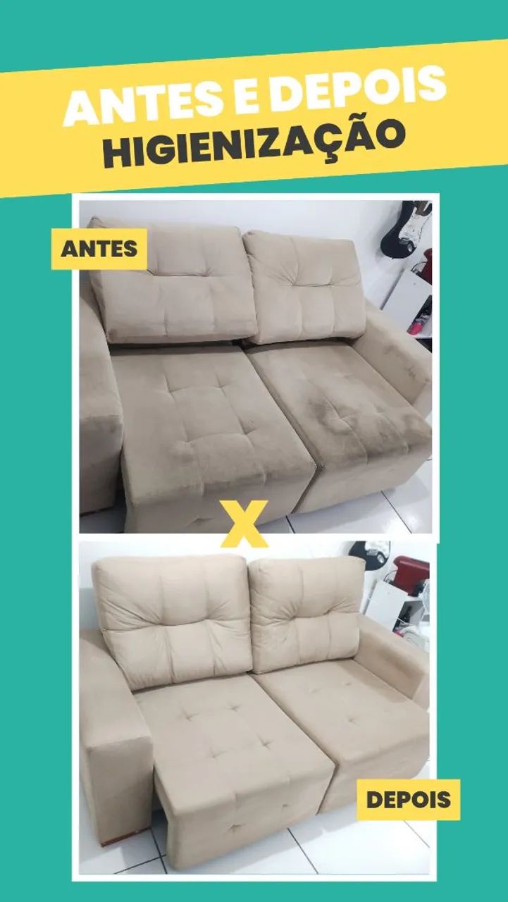 Higienização de estofados - Limpeza profissional! - Foto 2