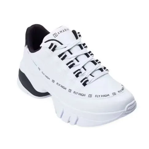 Tênis Feminino Branco Fly High Amarini