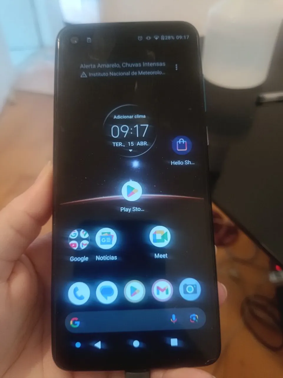 Motorola one vision usado