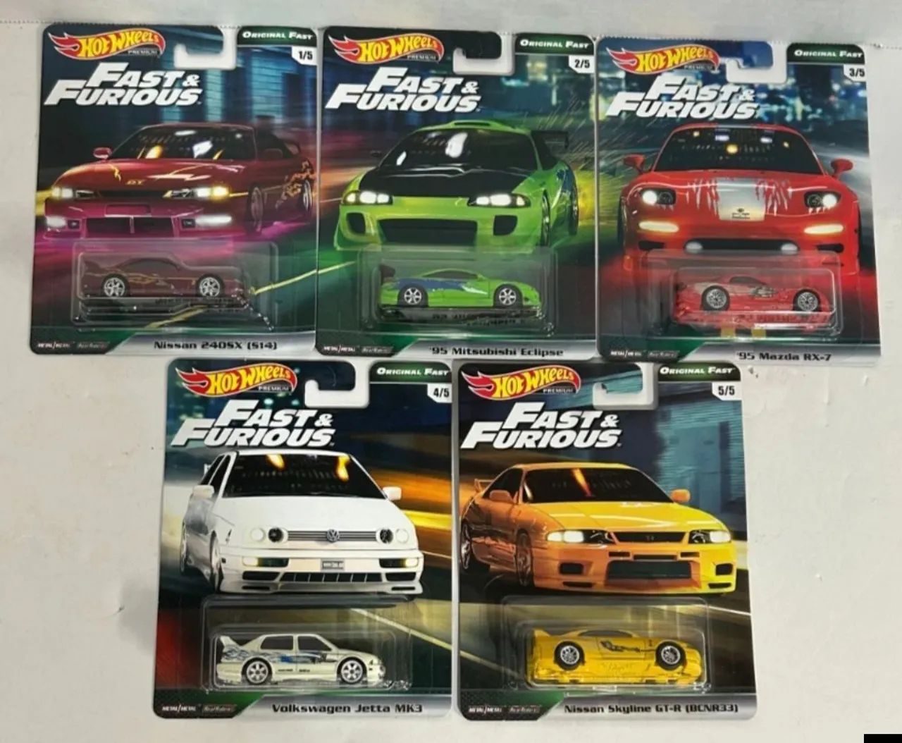 Hot Wheels Velozes e Furiosos Original Edição Limitada Premium Conjunto (Novo) - Foto 3