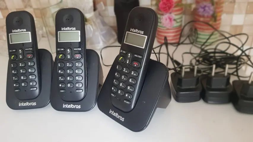 Telefone com 3 ramais Sem Fio Intelbras TS 3113 com Identificador de Chamadas e Agenda.  - Foto 3