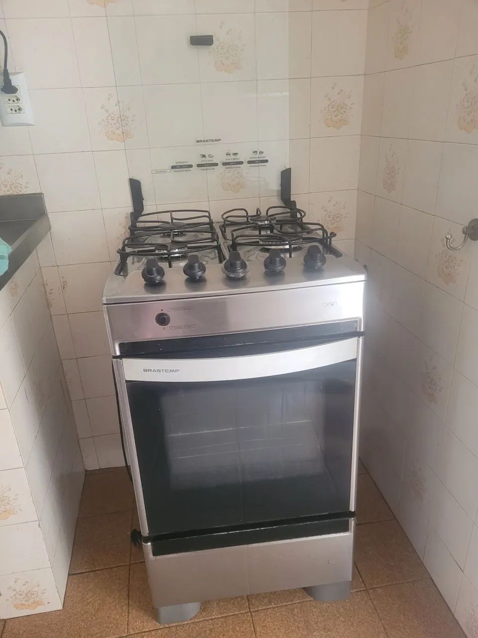 Fogão inox Brastemp 4 bocas