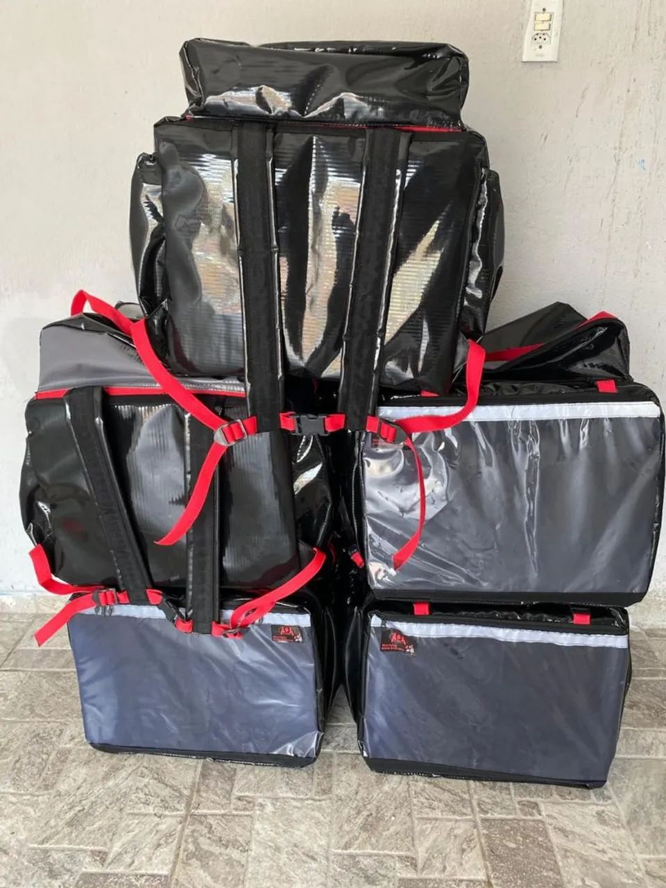 Bag bolsa mochila  transporte delivery entregador de pizza