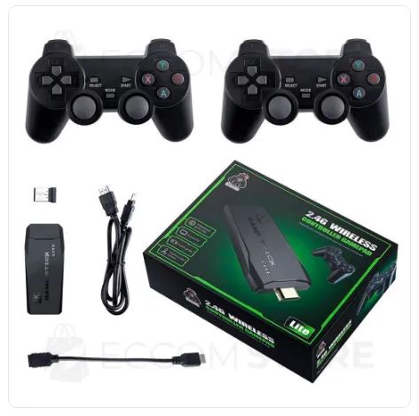 Game Stick - Video game com 2 controles sem fio - Foto 2