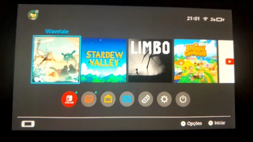 Nintendo switch coral lite na caixa com jogos, acessorios, e amiibo animal crossing - Foto 5