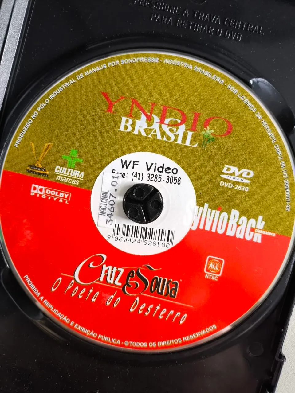 DVD Yndio do Brasil e Cruz e Souza - 2 Filmes Silvio Back - Foto 3