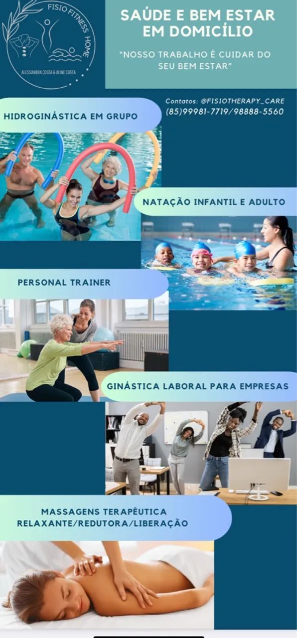 Aulas de Natação/Hidroginástica em grupos para condomínios 