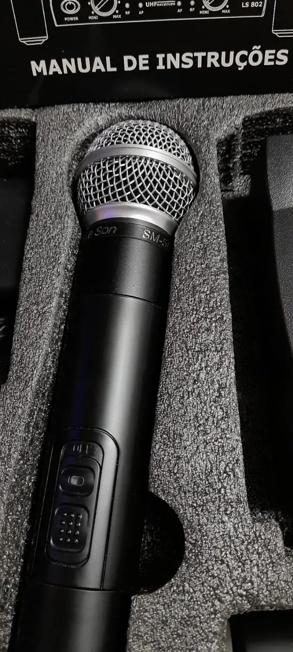 Microfone sem fio Leson - Troco - Foto 5