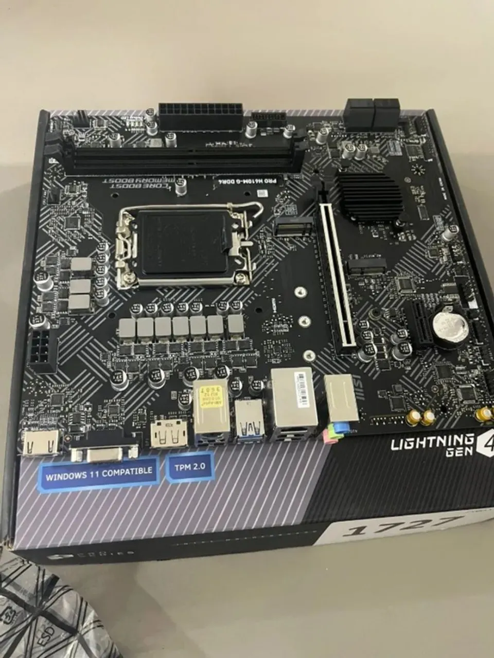 Placa Mae Msi Pro H610m-g LGA 1700 NOVA LACRADA (OLX PAY)