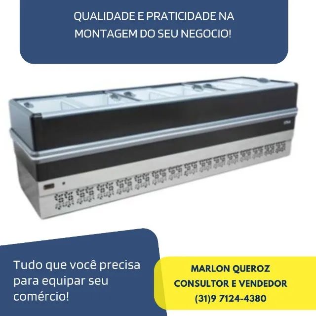 Ilha de Congelados Polar 3M Tecnologia dupla ação 220V