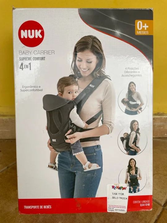 Carregador de Bebê Nuk Baby Carrier Supreme Comfort 4 em 1