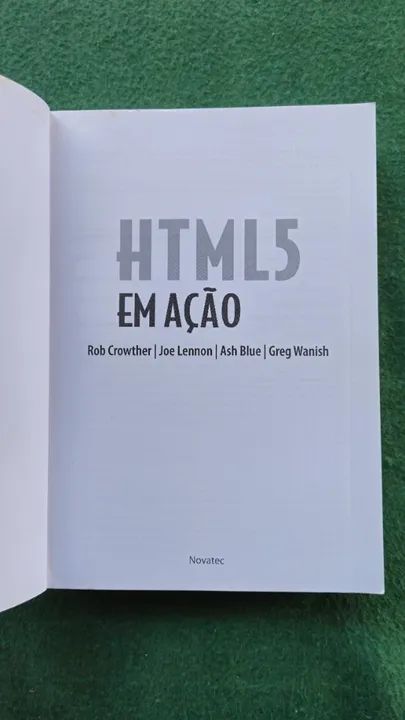Livro de Programação WEB HTML5 em Ação - Foto 2