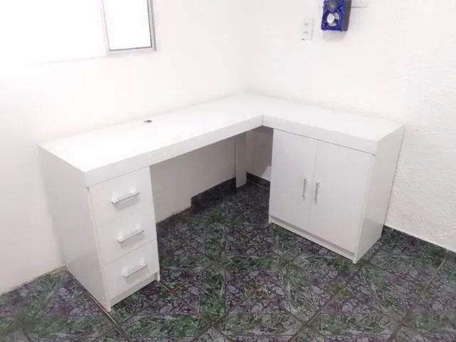 Mesa em L para escritório  - Foto 5