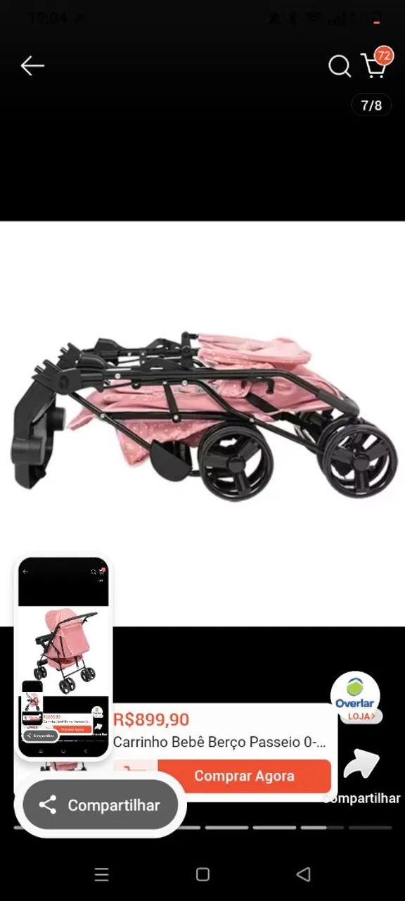 Carrinho de passeio  - Foto 3