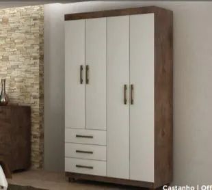 Guarda-Roupa Cidy MDF! Pronta Entrega! - Foto 3