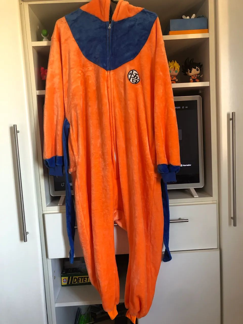 Pijama macac ão Goku longo - Foto 2