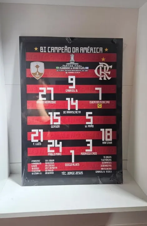 Poster - Flamengo Campeão da Libertadores 2019