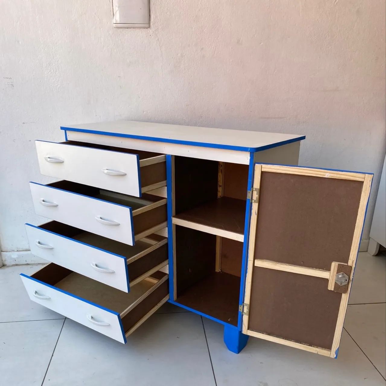CÔMODAS 4 GAVETAS COM SAPATEIRA  - Foto 2