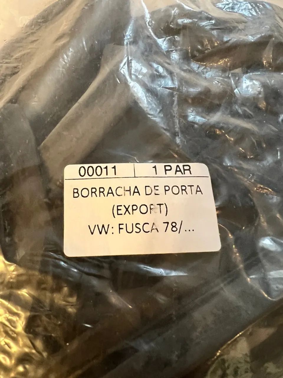 Borracha de Porta VW Fusca 78/.86