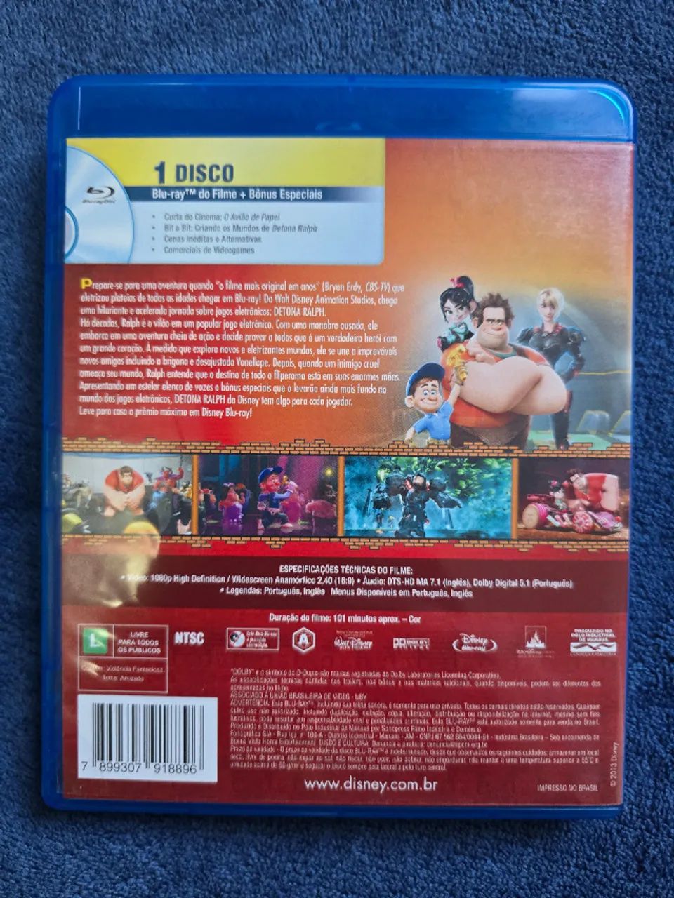 Blu-Ray - Detona Ralph (Original) - Foto 2