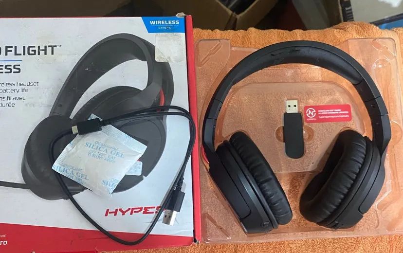 hyperx gaming headset cloud flight wireless ( está sem o microfone) - Foto 4
