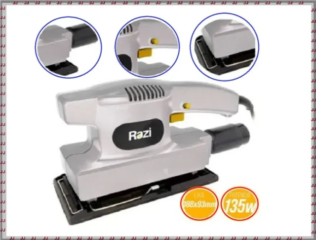 Lixadeira elétrica Razi 135 wats 110 volts 