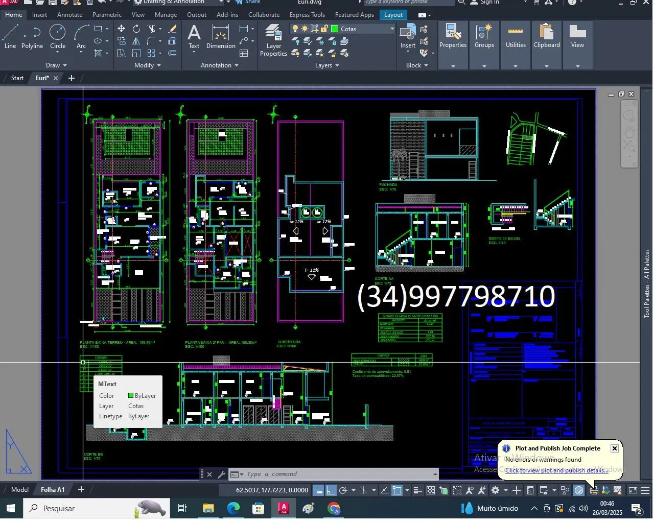 Projetista em Autocad - Projetos para construção e regularização  - Foto 4