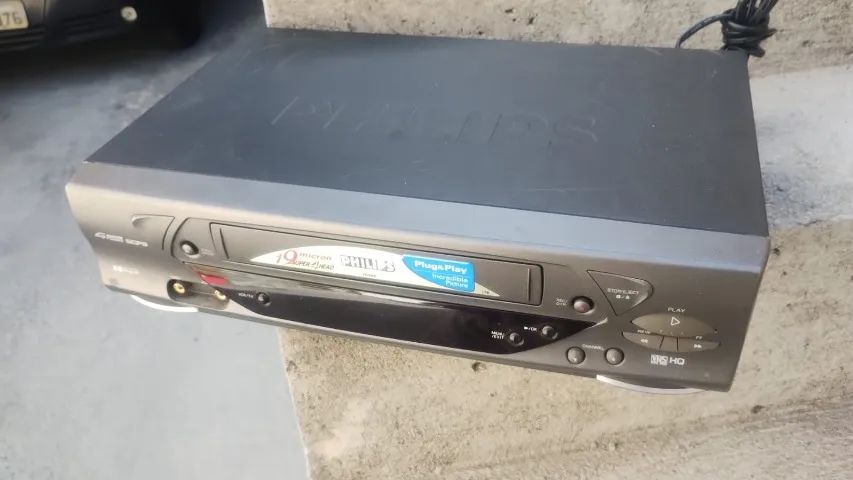 SUCATA VÍDEO CASSETE PHILIPS VR488 PARA PEÇAS - Foto 4
