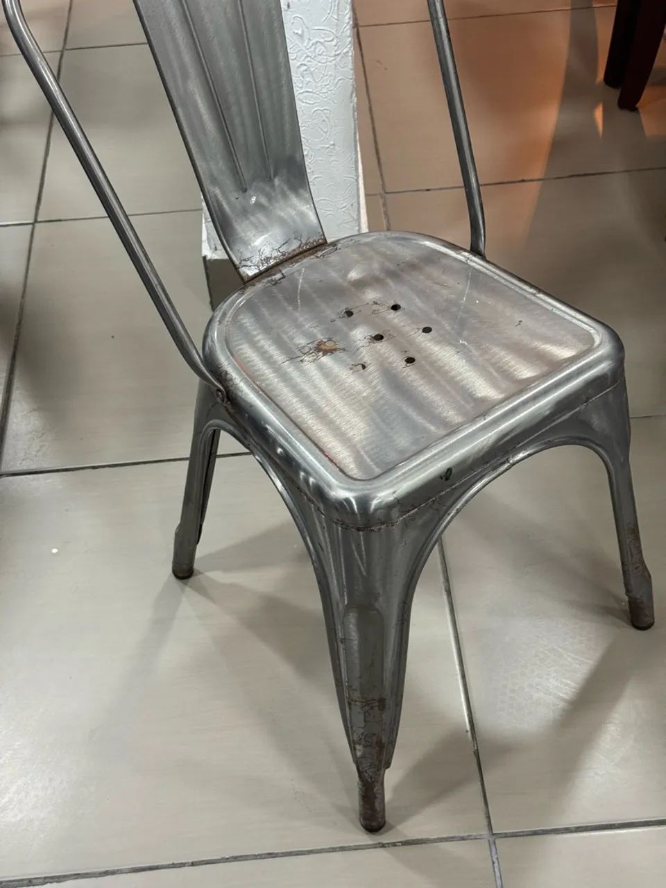 Cadeira aço Bares Restaurantes  - Foto 3