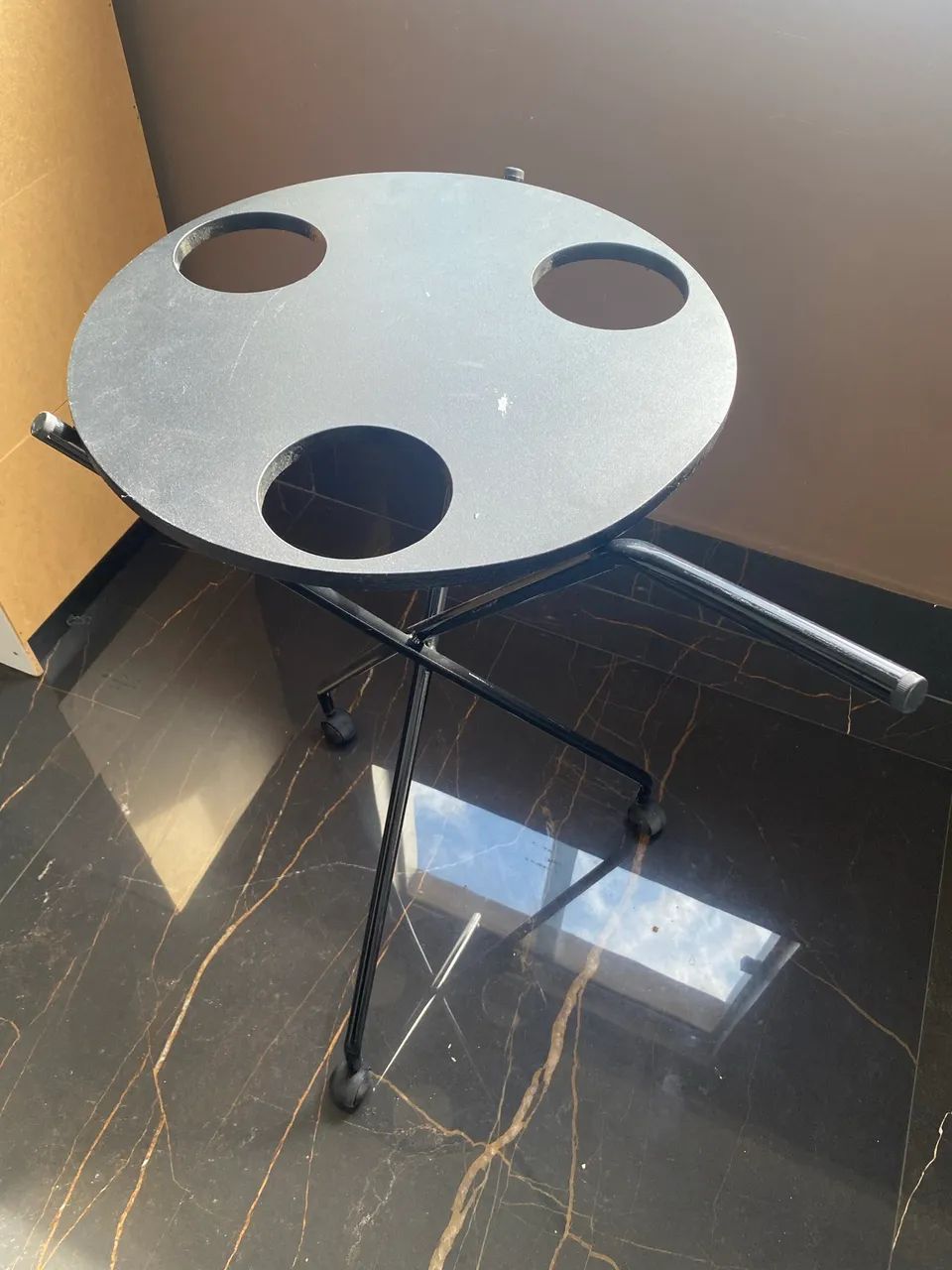 Mesa auxiliar para tintura, salão de beleza  - Foto 2